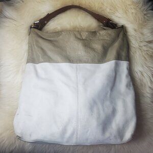 CAROL J X GIANNI NOTARO ITALIAN LEATHER HOBO HANDBAG